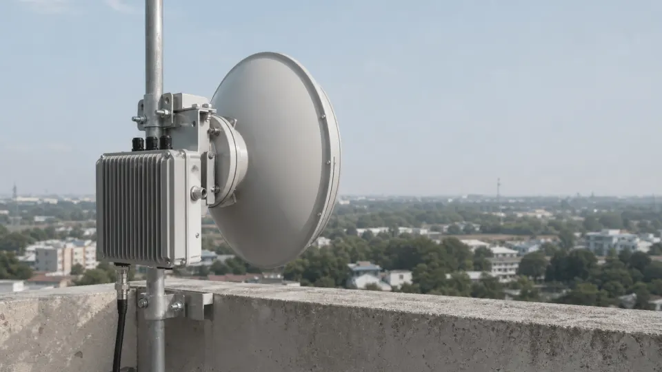 Microwave Backhaul & Point-to-Point Links RF application visual