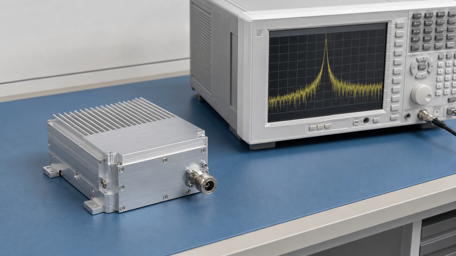 Power Amplifier Testing RF application visual