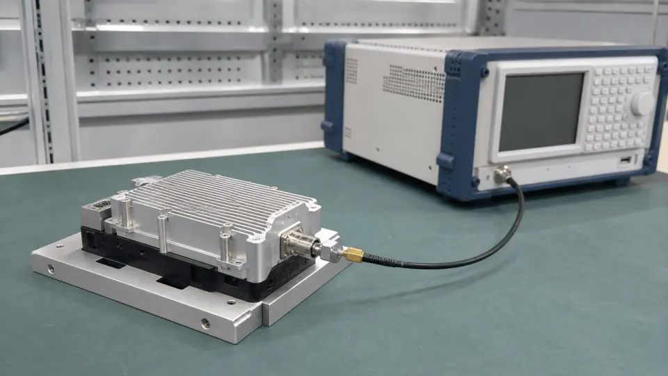Production RF Test RF application visual