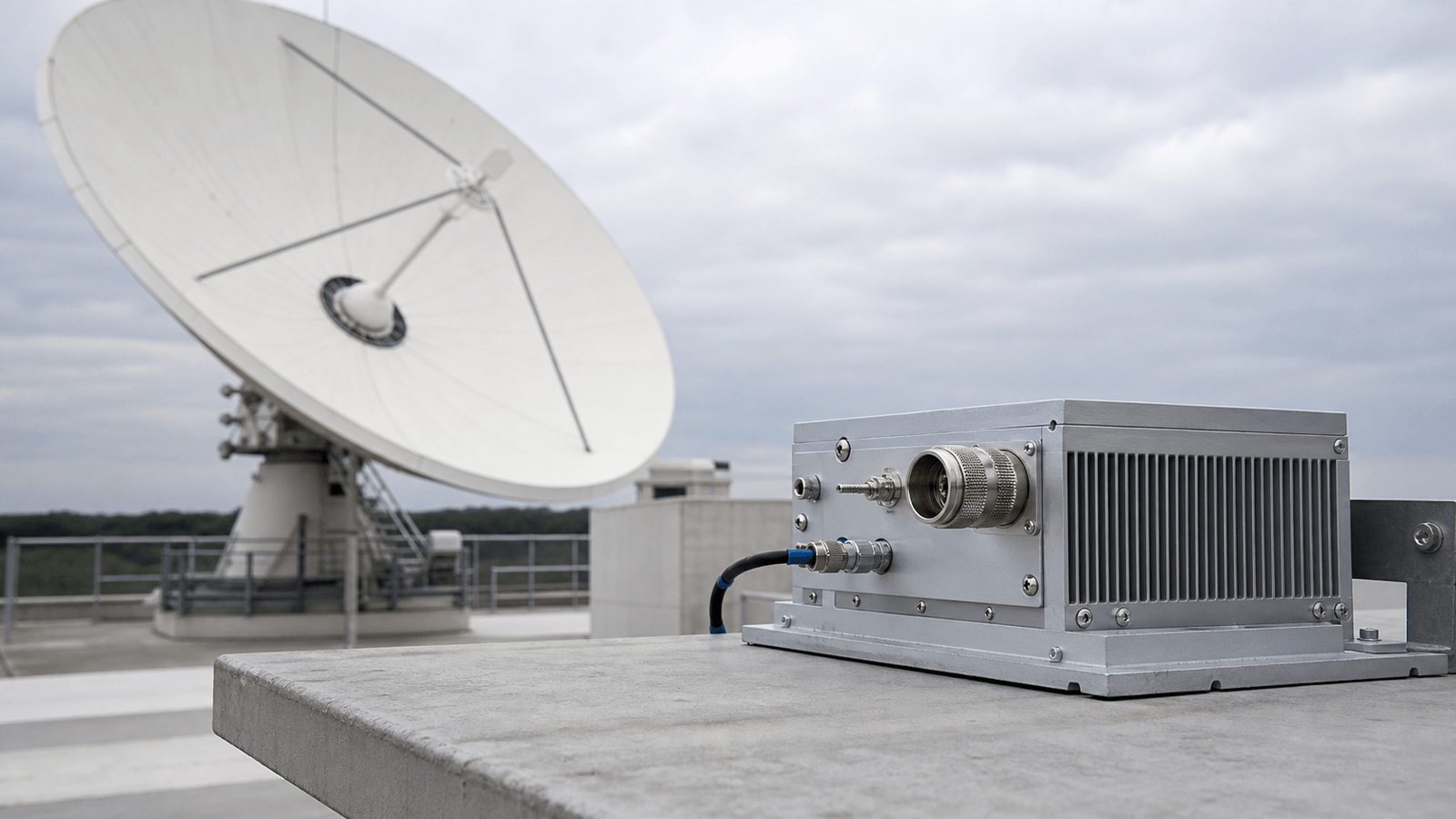 SATCOM Ground Terminals RF application visual