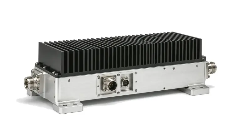 Narrowband high power amplifier module for defined-band RF transmit paths