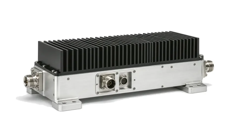 Narrowband high power amplifier module for defined-band RF transmit paths