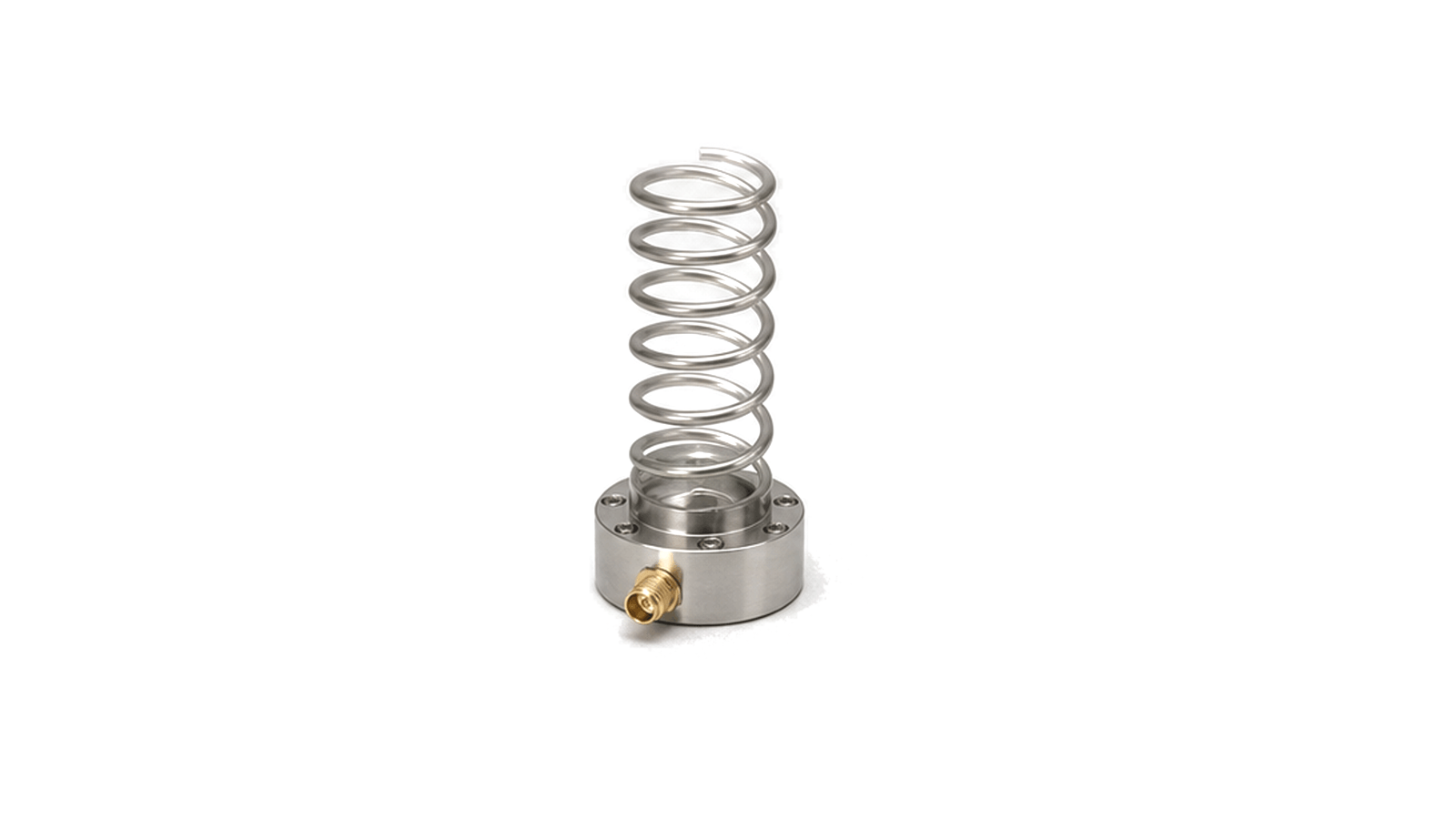 Helical RF antenna for circularly polarized microwave links