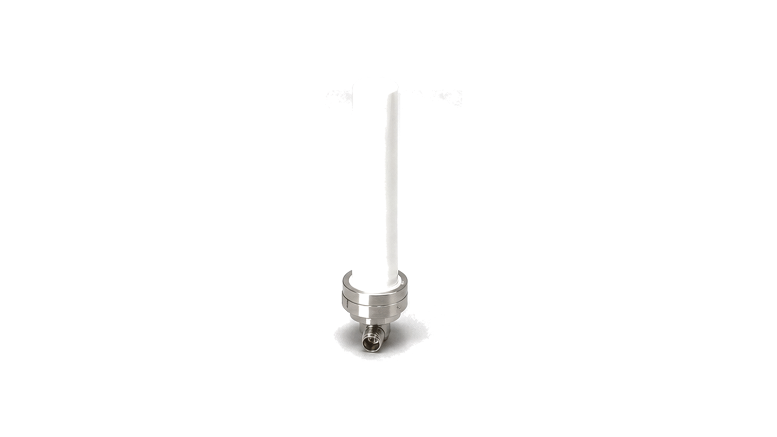 Omnidirectional RF antenna for broad horizontal coverage