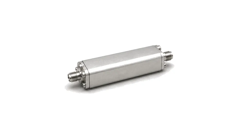 Low-pass RF filter module with coaxial connectors