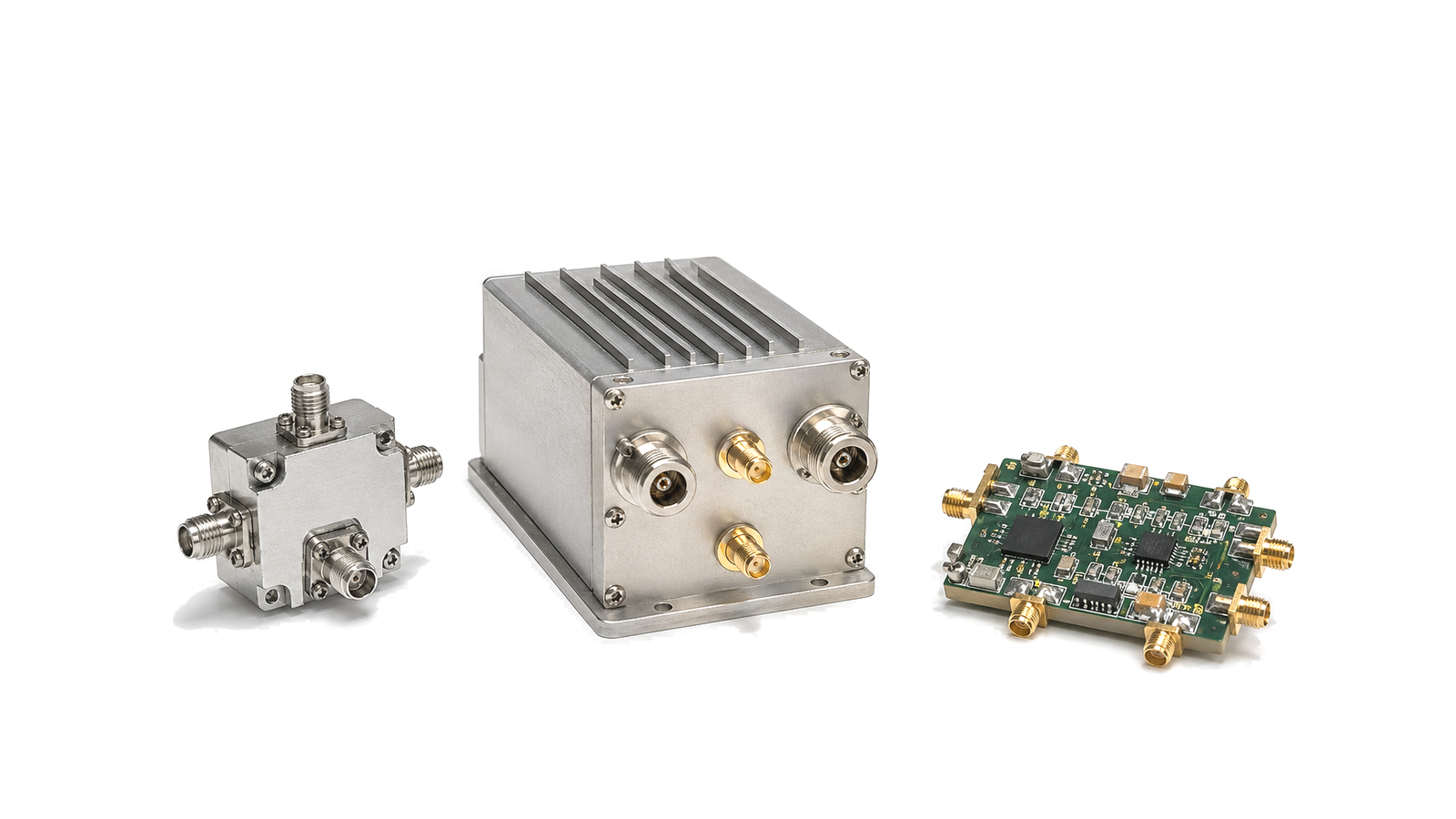 RF frequency conversion and IF processing hardware