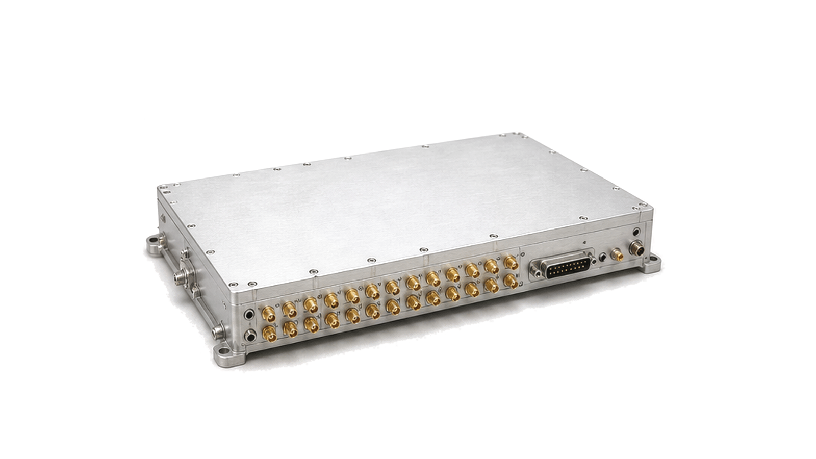 Frequency conversion subsystem with RF connectors and controlled interfaces