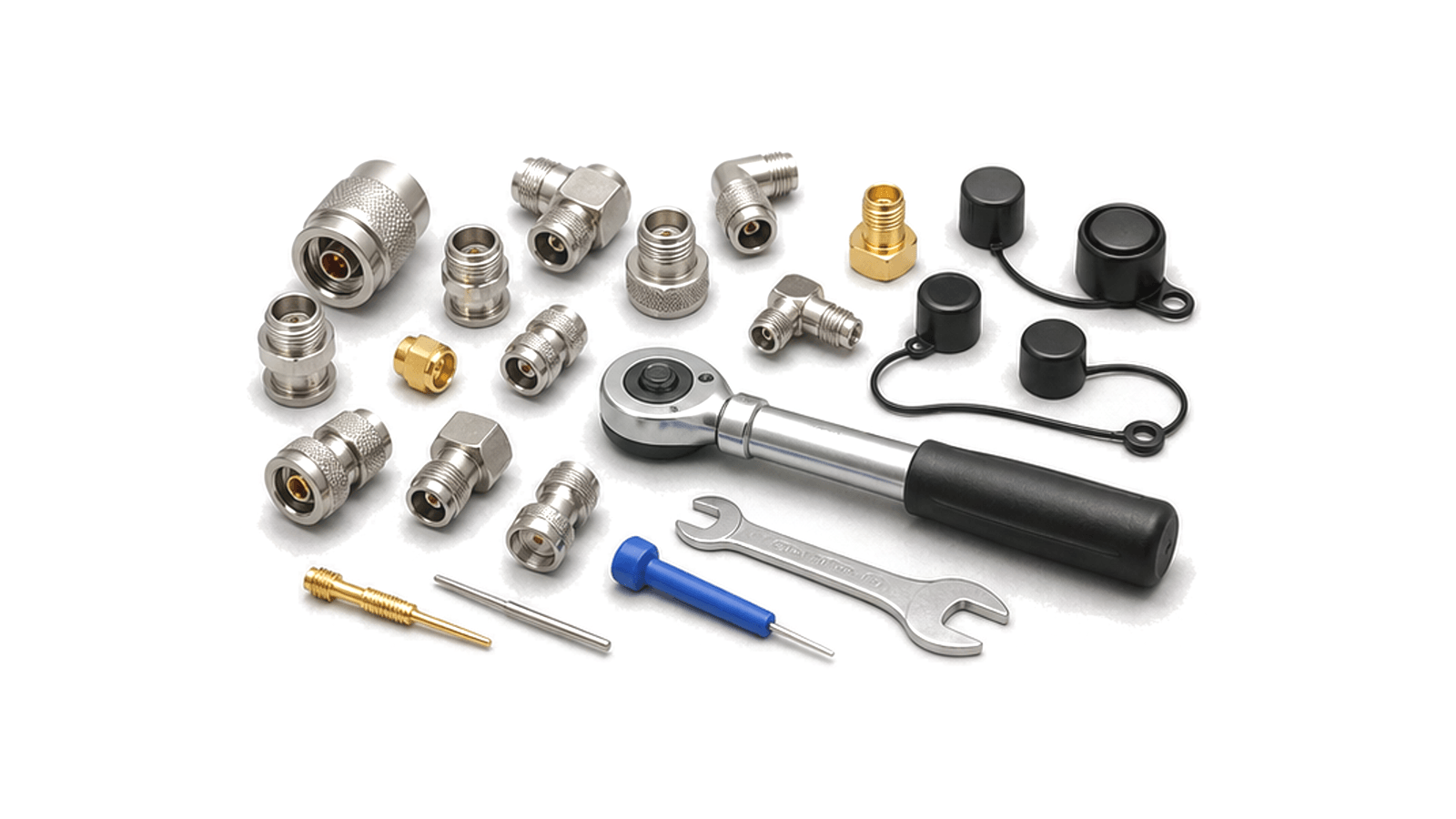 RF test accessories for measurement path setup