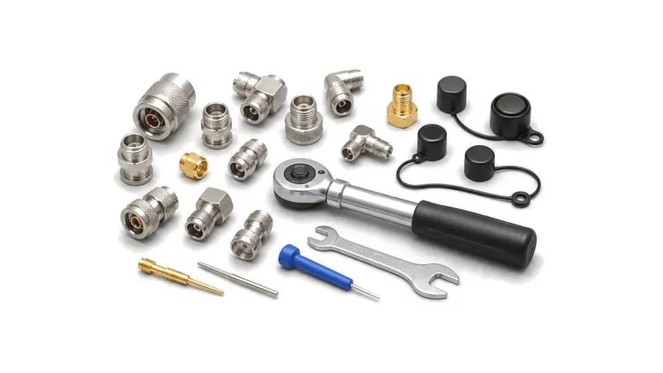 RF test accessories for measurement path setup