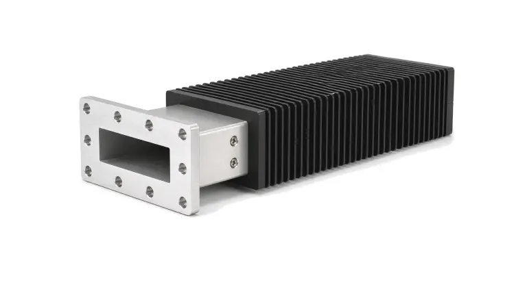 Waveguide load and termination for microwave test paths