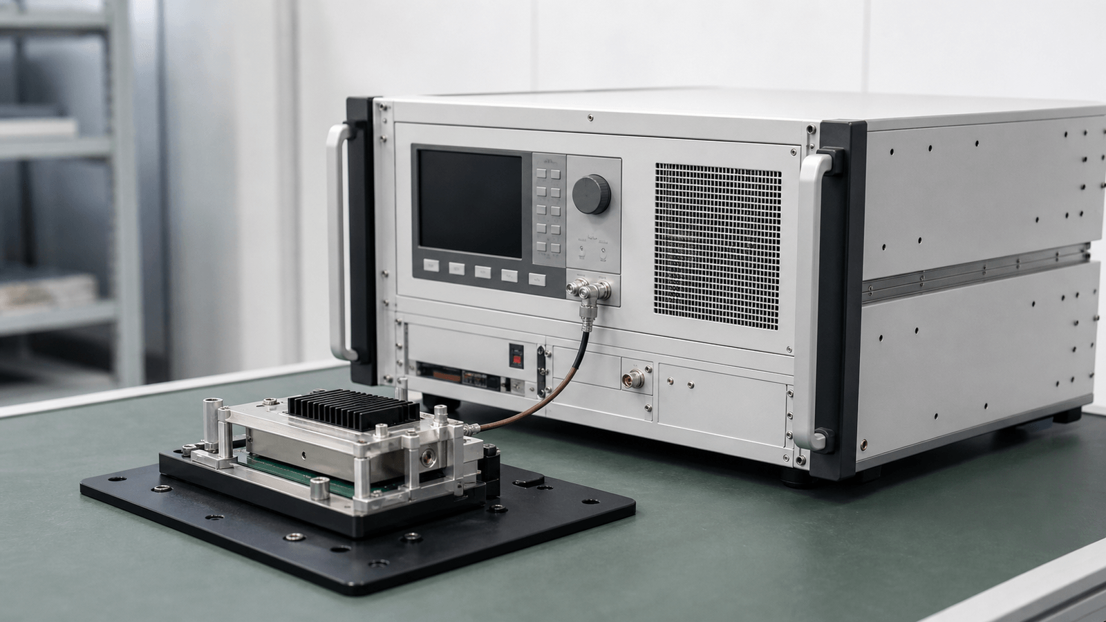 Automated RF Test Rack RF solution visual