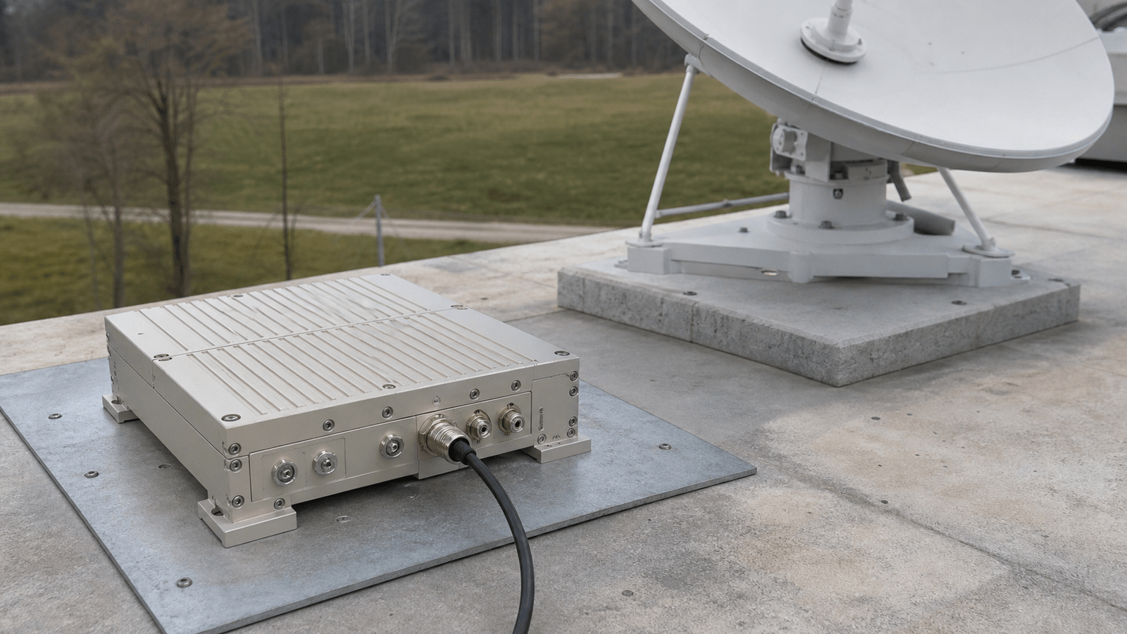SATCOM Ground Terminal RF Chain RF solution visual